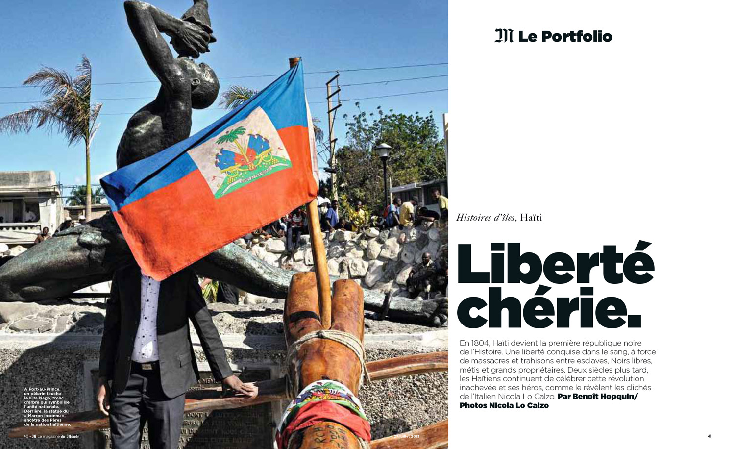 Ayiti published in Le Monde M